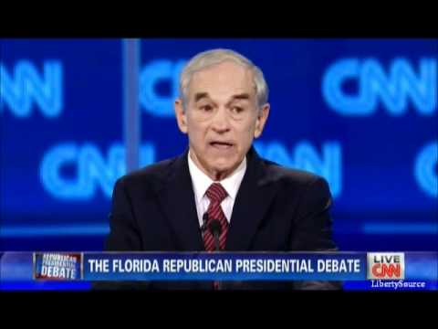 Ron Paul on Cuba CNN Florida Republican Debate 1/26/12