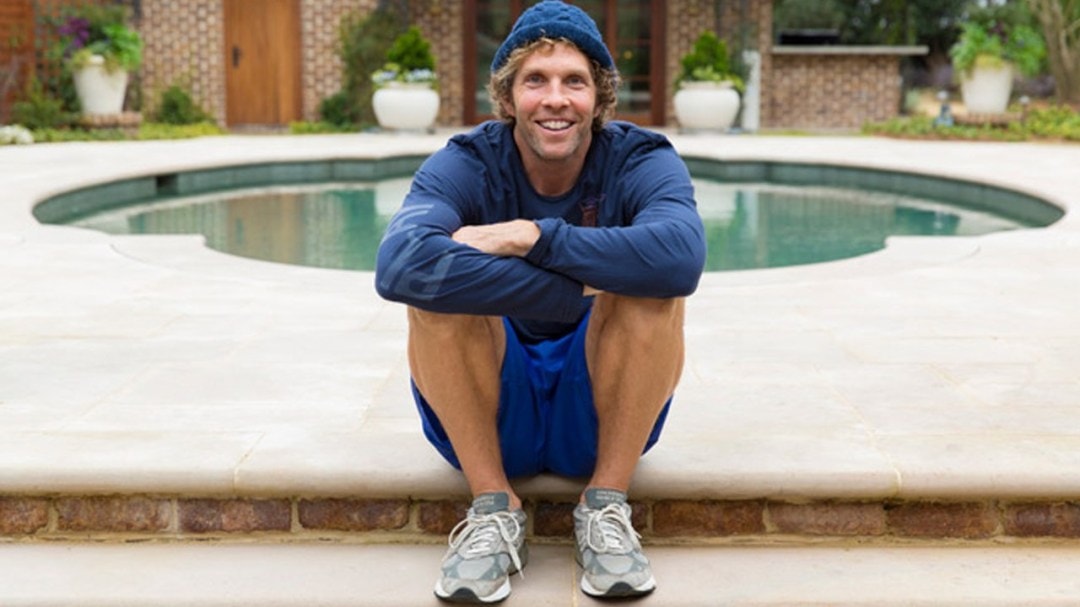 Jesse Itzler, Co-founder of Marquis Jet, and Jay-Z (R) smile and