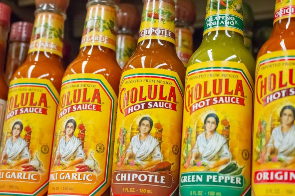 Cholula hot sauce